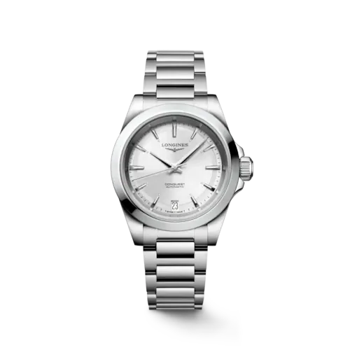 Conquest Silver Dial 34MM Automatic L34304726 Conquest Silver Dial 34MM Automatic L34304726