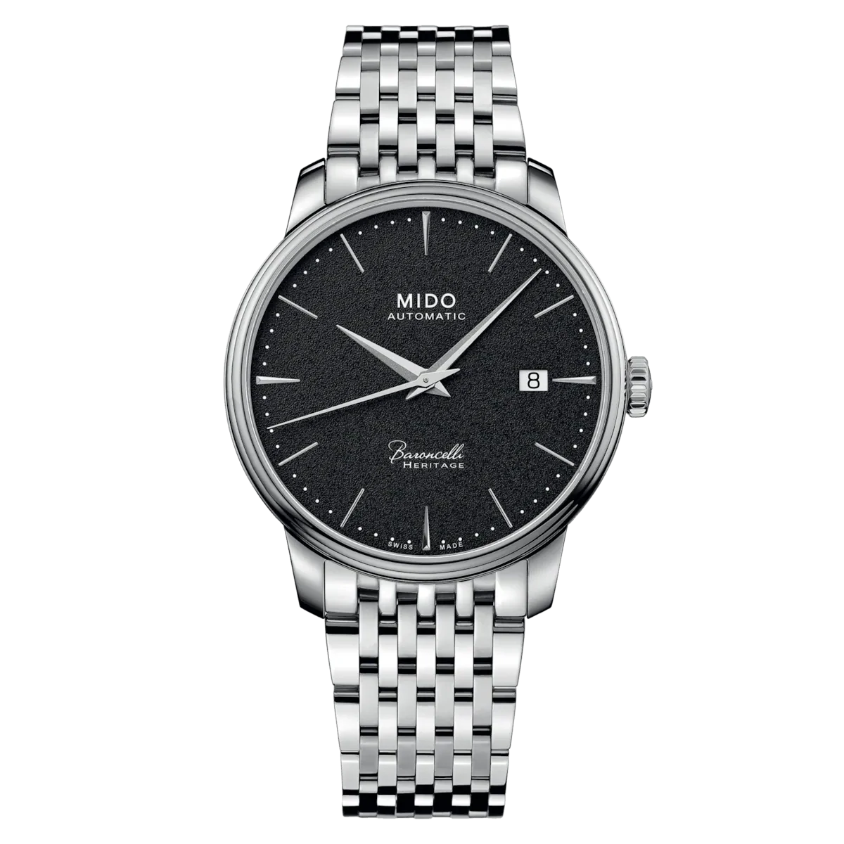 Mido Baroncelli Heritage 39 MM Black Dial Automatic M027.407.11.051.00