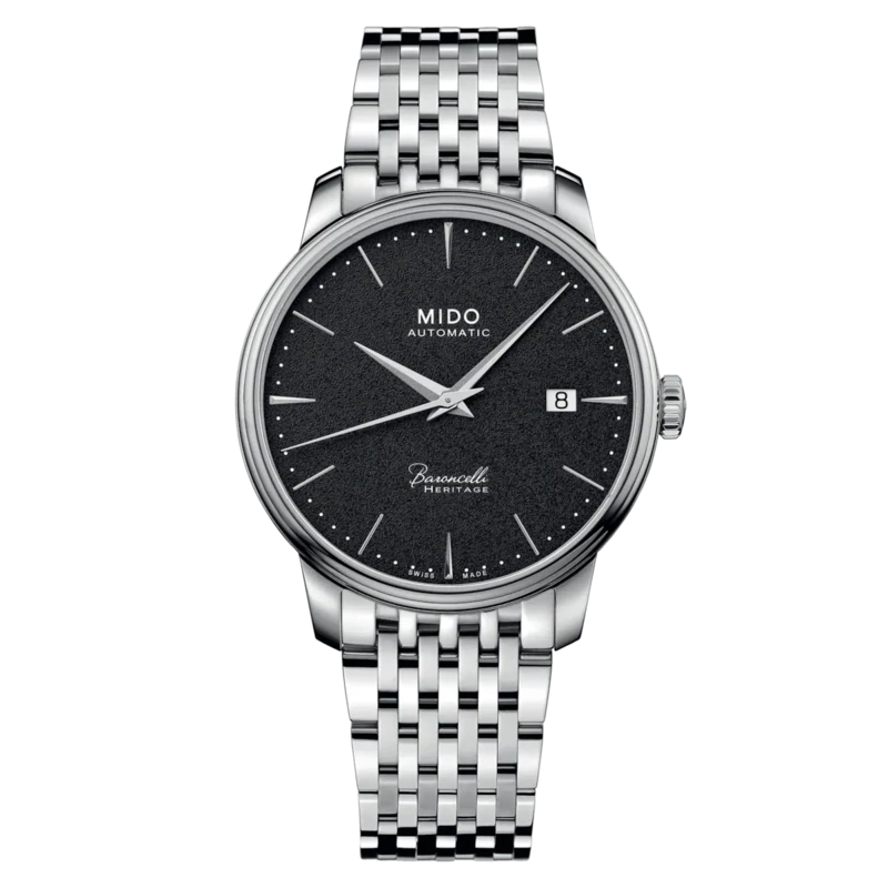 Mido Baroncelli Heritage 39 MM Black Dial Automatic M027.407.11.051.00