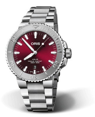 Oris Aquis Divers Date Relief Red Dial 44MM Automatic