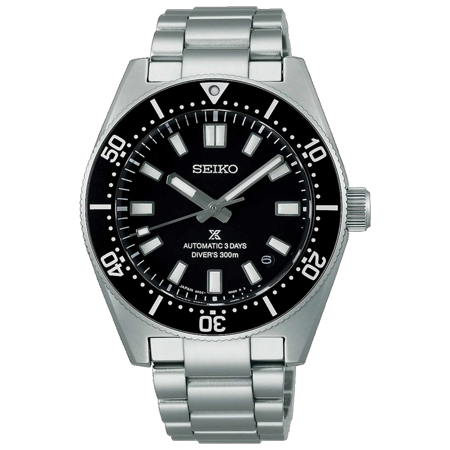 Seiko Prospex Black Dial 40MM 1965 Revival Divers Automatic SPB453J1