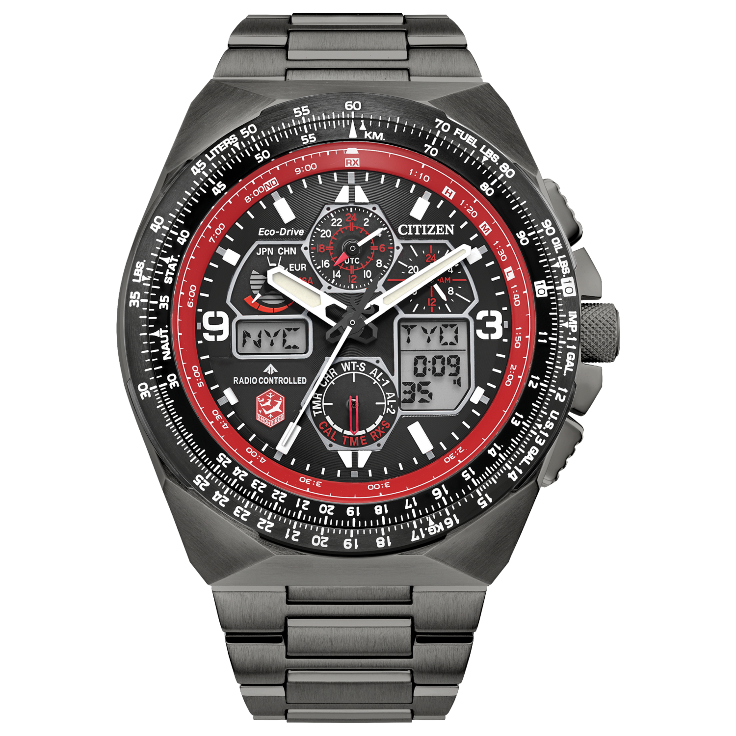 Citizen Promaster Skyhawk A-T 46MM Black Dial Eco-Drive JY8129-53H