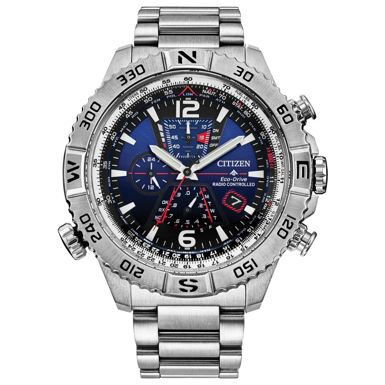 Citizen Promaster Navihawk A-T Blue Dial 43MM Eco-Drive AT8220-55L
