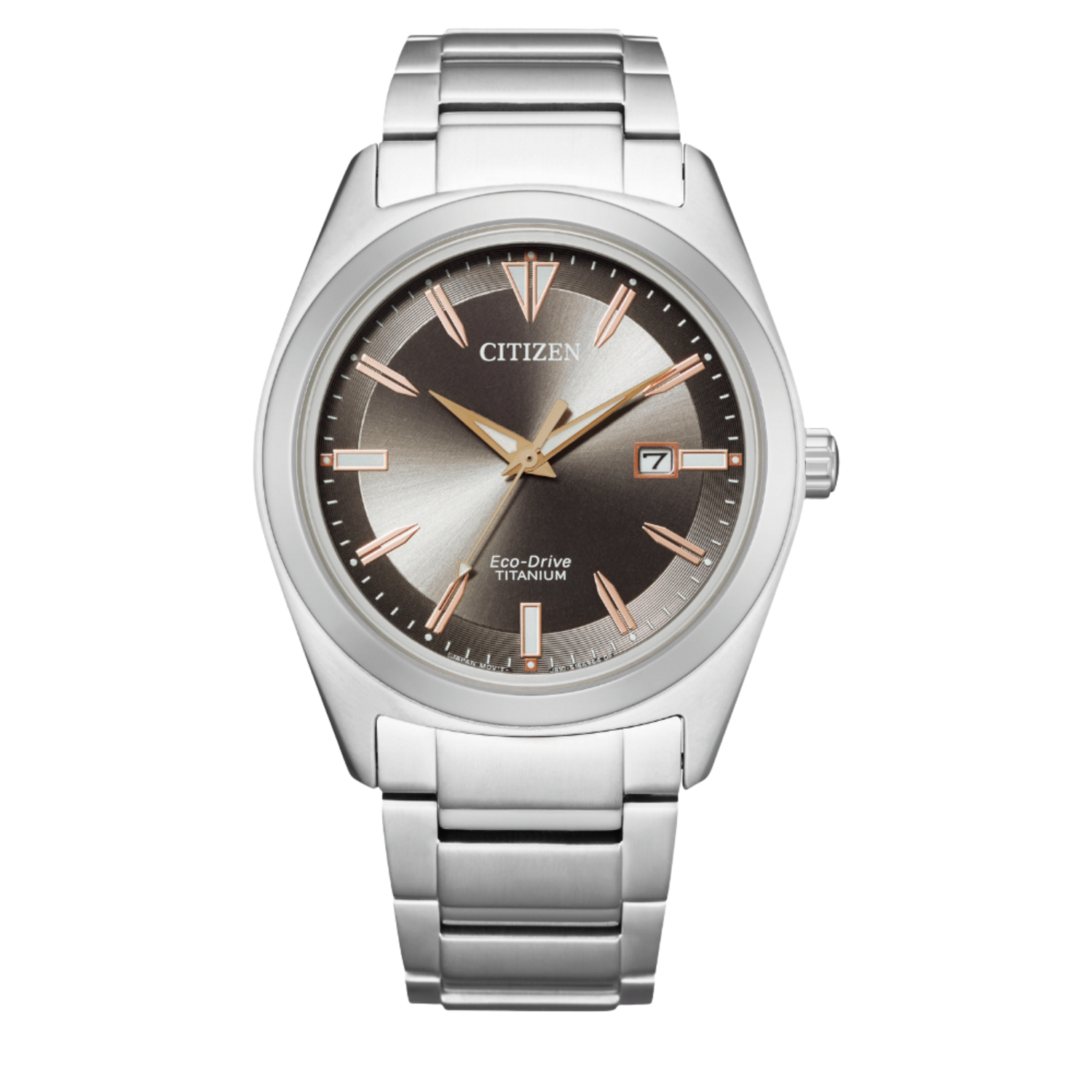 Citizen Super Titanium Brown Dial 42MM Eco-drive AW1640-83H