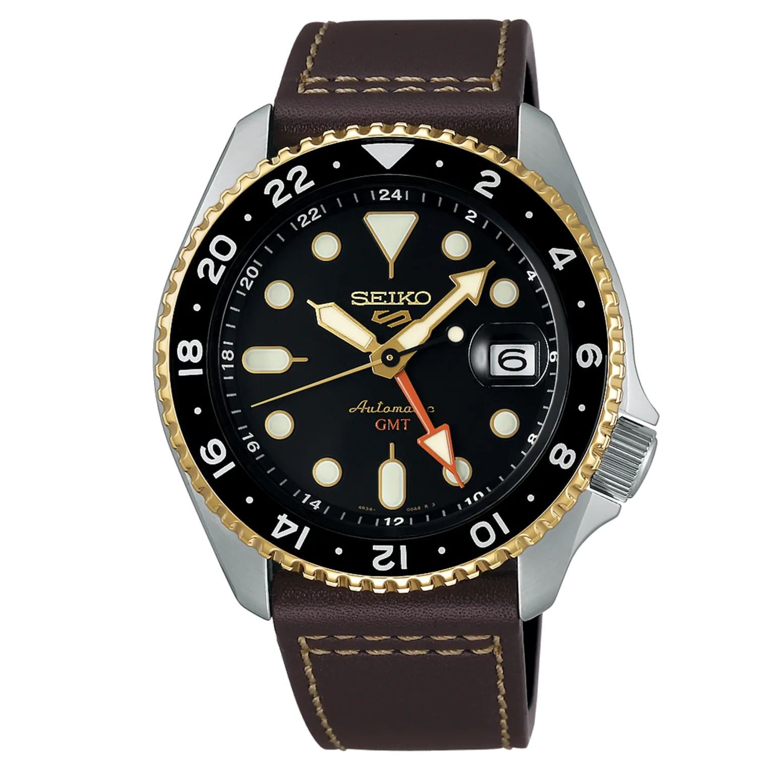 Seiko 5 Sports GMT Black Dial 43MM Automatic SSK036