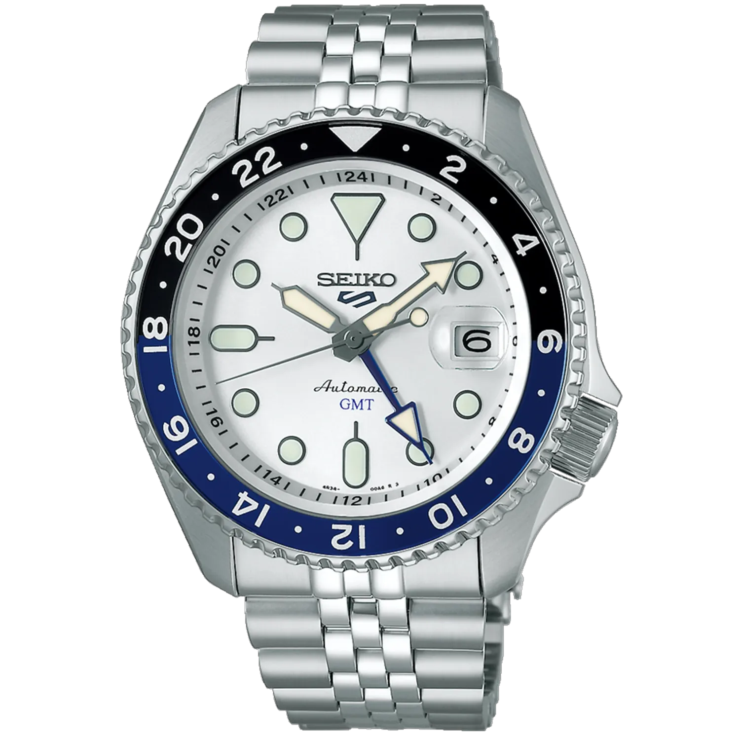 Seiko 5 Sports GMT White Dial 43MM Automatic SSK033