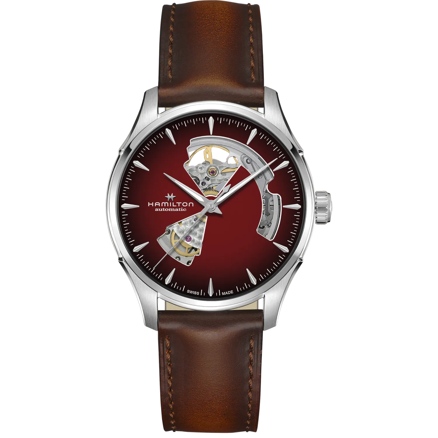 Jazzmaster Open Heart Red Dial 40MM Automatic H32675570