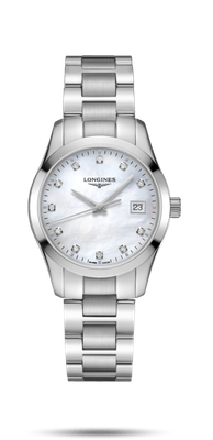 Conquest Classic Mother of Pearl Dial 34MM Quartz L23864876