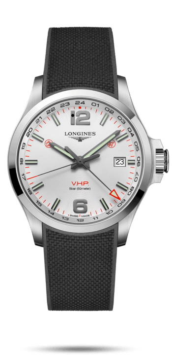 Conquest V.H.P GMT White Dial 43MM Quartz L37284769