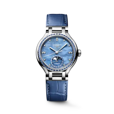 Longines PrimaLuna Blue Dial 34MM Automatic Moonphase L81260972