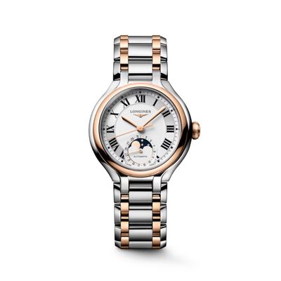 Longines PrimaLuna Silver Dial 34MM Automatic Moonphase L81265717