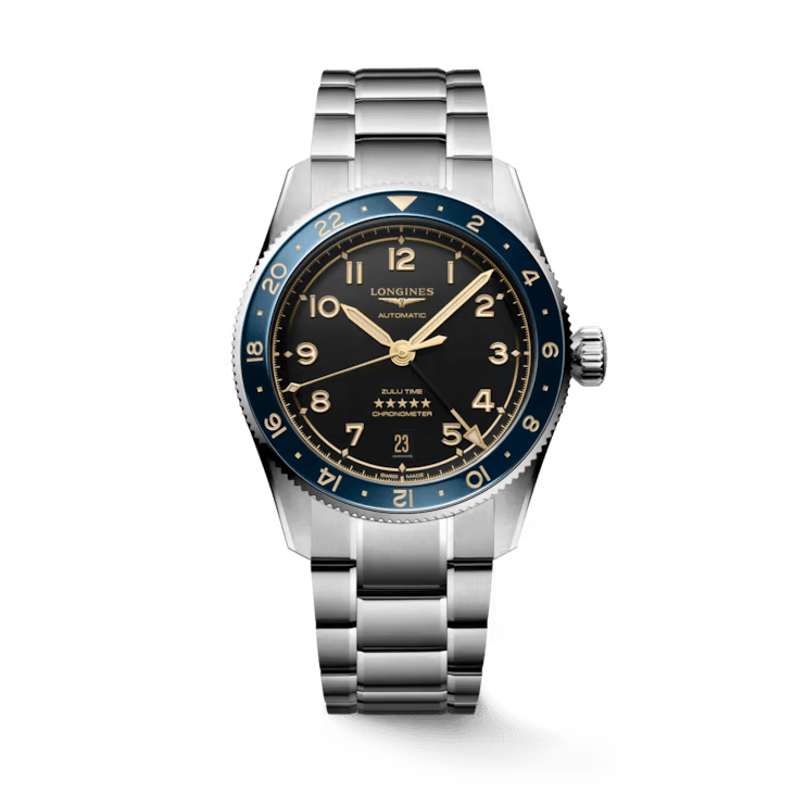 Longines Spirit Zulu Time Black Dial 39 MM Automatic L38024606