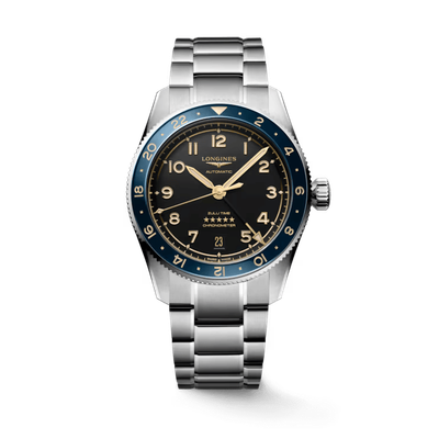 Longines Spirit Zulu Time Black Dial 39 MM Automatic L38024606