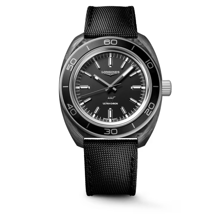 Longines Ultra-Chron Carbon Edition Black Dial 43MM Automatic L28394522 Longines Ultra-Chron Carbon Edition Black Dial 43MM Automatic L28394522