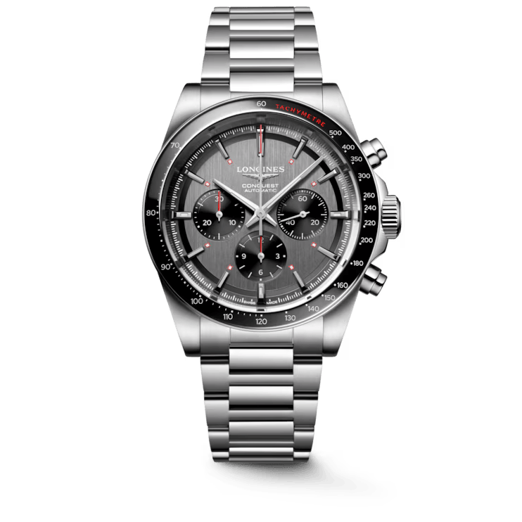 Conquest GMT Sport Ski Edition Silver Dial 42MM Automatic L38364529 Conquest GMT Sport Ski Edition Silver Dial 42MM Automatic L38364529