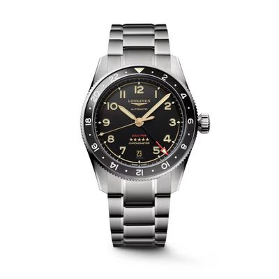 Longines Spirit Zulu Time Titanium Black Dial 39 MM Automatic L38021536