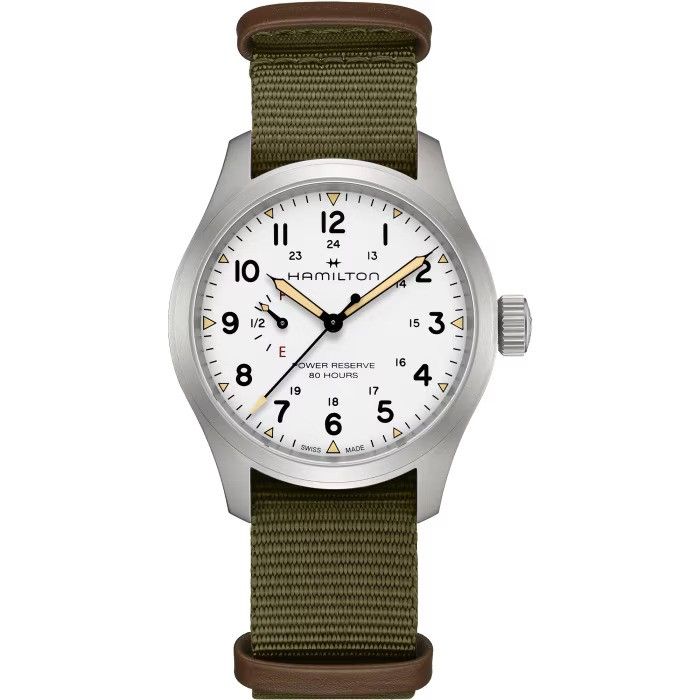 Khaki Field Power Reserve White Dial 40MM Mechanical H69509910