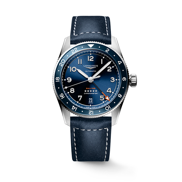 Longines Spirit Zulu Time Blue Dial 39 MM Automatic L38024932