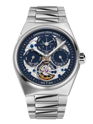 Highlife Tourbillion Perpetual Calendar 41MM Blue Dial Automatic FC-975N4NH6B