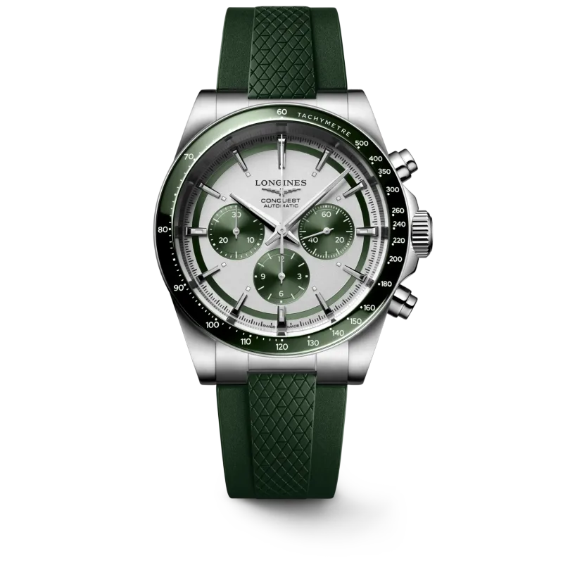 Conquest GMT Sport Green Dial 42MM Automatic L38354029