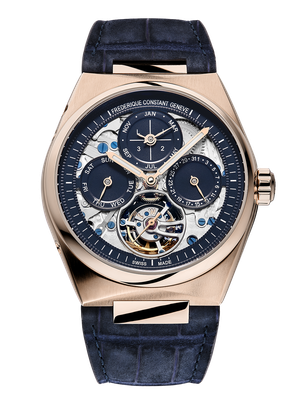 Highlife Tourbillion Perpetual Calendar 41MM Blue Dial Automatic FC-975N4NH9