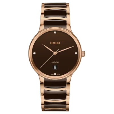 Centrix Diamonds Brown Dial 40MM Quartz R30023712