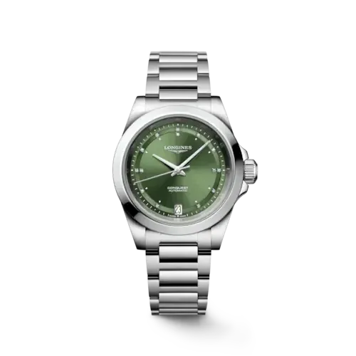 Conquest Green Dial 34MM Automatic L34304076