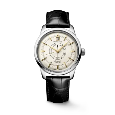 Conquest Heritage Central Power Reserve Champagne Dial 38MM Automatic L16484782