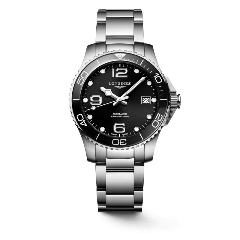 HydroConquest Black Dial Diver 39MM Automatic L37804566