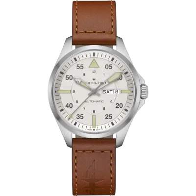 Hamilton Khaki Aviation Pilot Day Date Green Dial Automatic 42MM H64635550