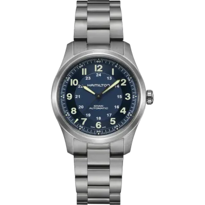 Hamilton Khaki Field Titanium Blue Dial Auto 38 MM H70205140