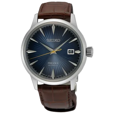 Seiko Presage Automatic 41MM Blue Dial Cocktail Time 'Blue Moon' SRPK15