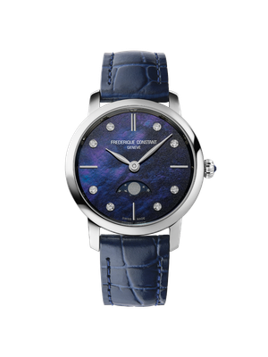 Slimline Ladies Moonphase 30MM Mother of Pearl Dial Quartz FC-206MPND1S6