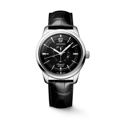 Conquest Heritage Central Power Reserve Black Dial 38MM Automatic L16484522