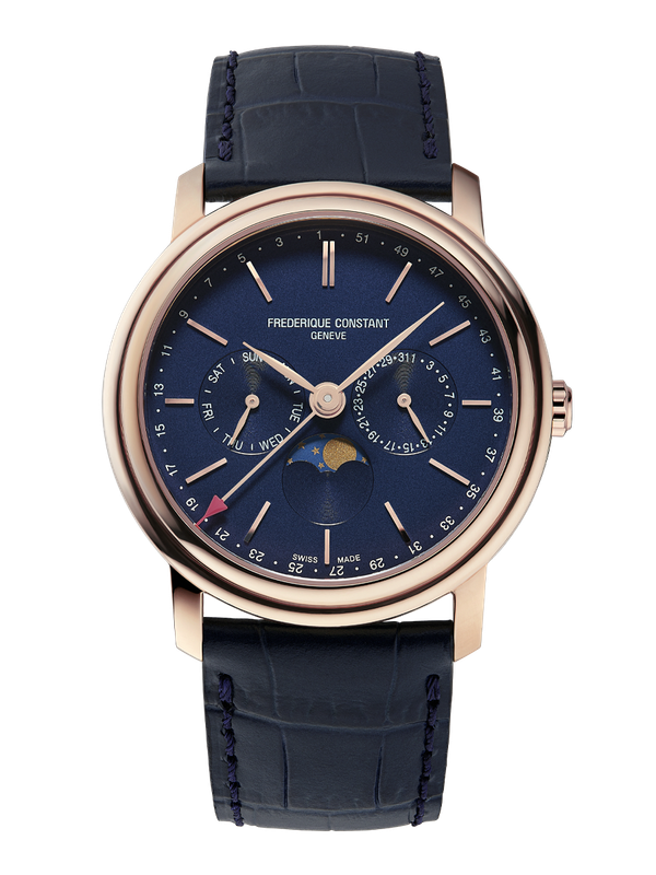 Index Business Timer 40MM Blue Dial Quartz FC-270N4P4