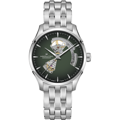 Jazzmaster Open Heart Green Dial 40MM Automatic H32675160