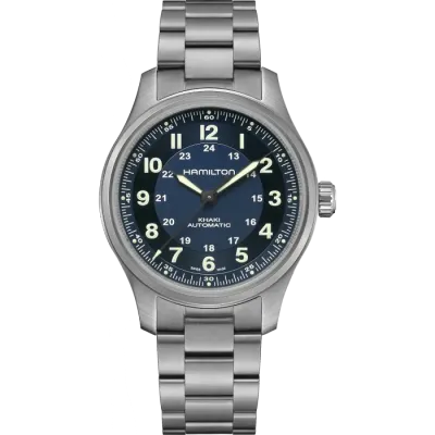 Hamilton Khaki Field Titanium Blue Dial Auto 42 MM H70545140