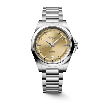 Conquest Champagne Dial 38MM Automatic L37204626