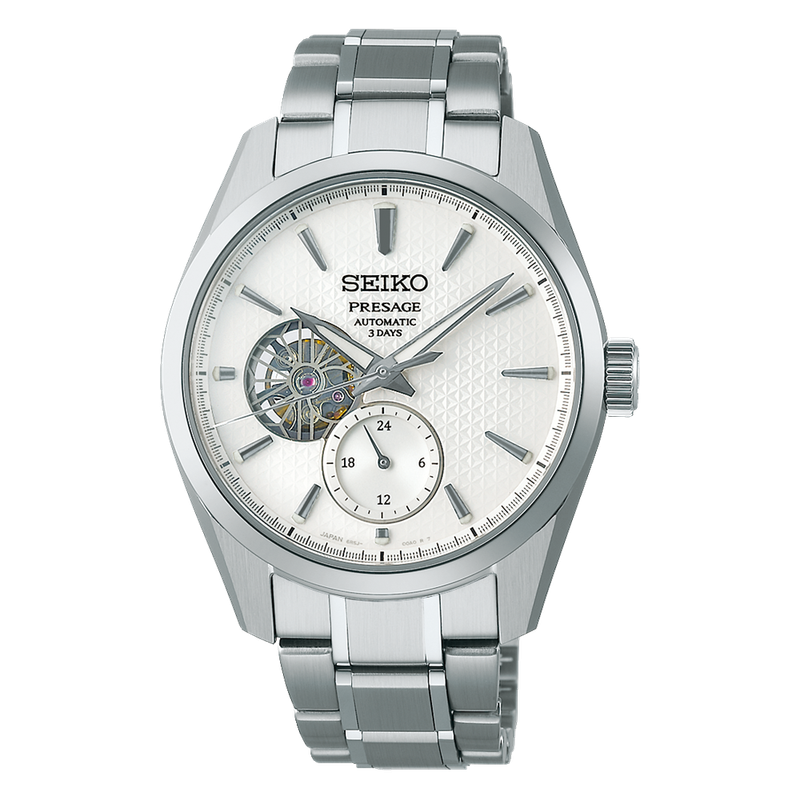 Seiko Presage Automatic 40MM White Dial SPB415 Sharp Edge Series