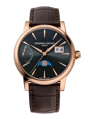 Manufacture Classic Power Reserve Big Date 40MM Black Dial Automatic FC-735G3H9