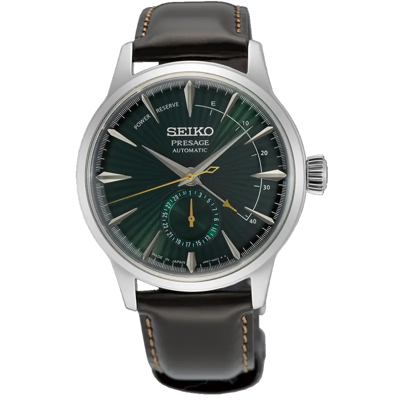 Seiko Presage Automatic 41MM Green Dial Cocktail Time 'Midnight Mockingbird' SSA459J1