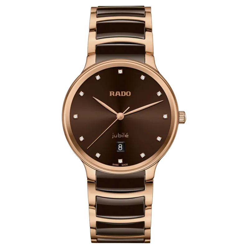 Centrix Diamonds Brown Dial 40MM Quartz R30023732