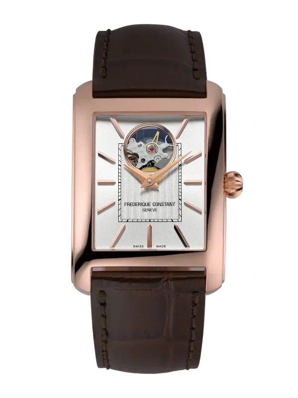 Classics Carree Heart Beat Mens 31MM White Dial Automatic FC-311S4C4