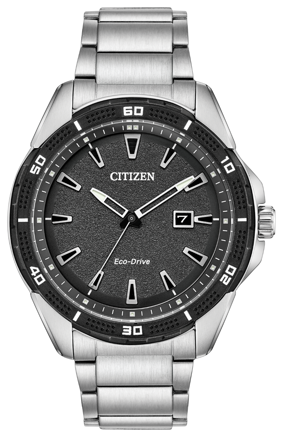 Action Required Black Dial 45MM Eco-Drive AW1588-57E