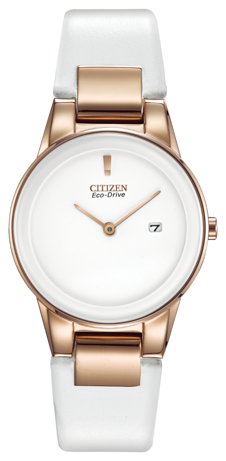 Axiom White Dial 30MM Eco-Drive GA1053-01A