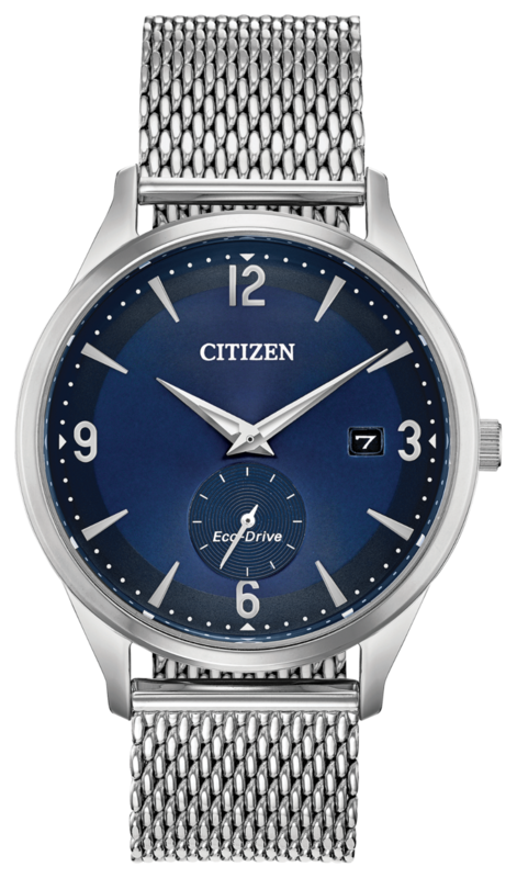 BTW By The Way Blue Dial 40MM Eco-Drive BV1110-51L