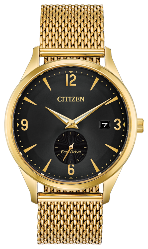 BTW By The Way Black Dial 40MM Eco-Drive BV1112-56E