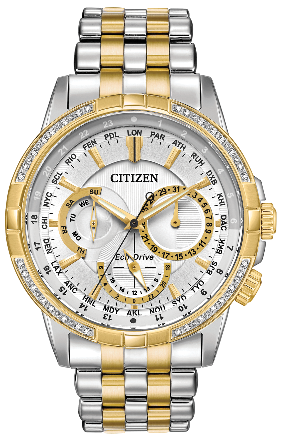 Calendrier Silver Dial 44MM Eco-Drive BU2084-51A