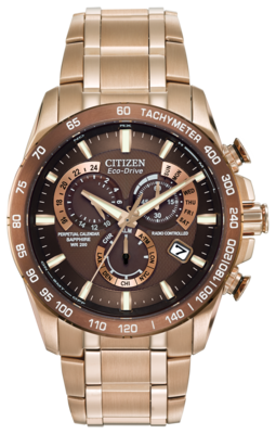 Perpetual Chrono A-T Brown Dial 42MM Eco-Drive AT4106-52X