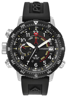 Promaster Altichron Black Dial 46MM Eco-Drive BN5058-07E